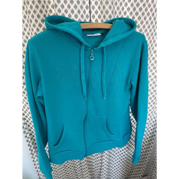 Vintage 90s Fila zip up womans holdie - Picture 1 of 2